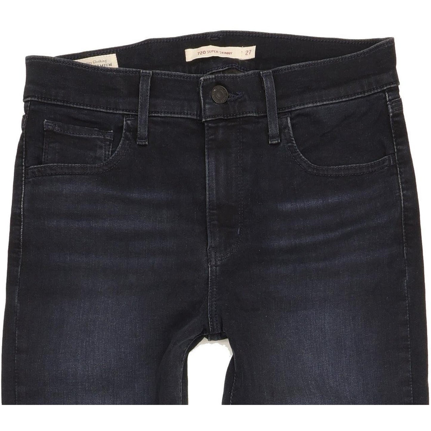 Levi's 720 Super Women Navy Skinny Slim Stretch Jeans W27 L32