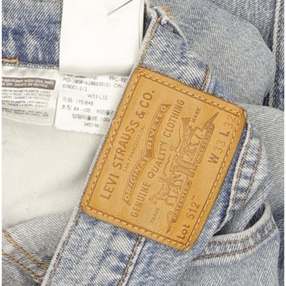 Levi's 512 Men Blue Tapered Slim Stretch Jeans W31 L31