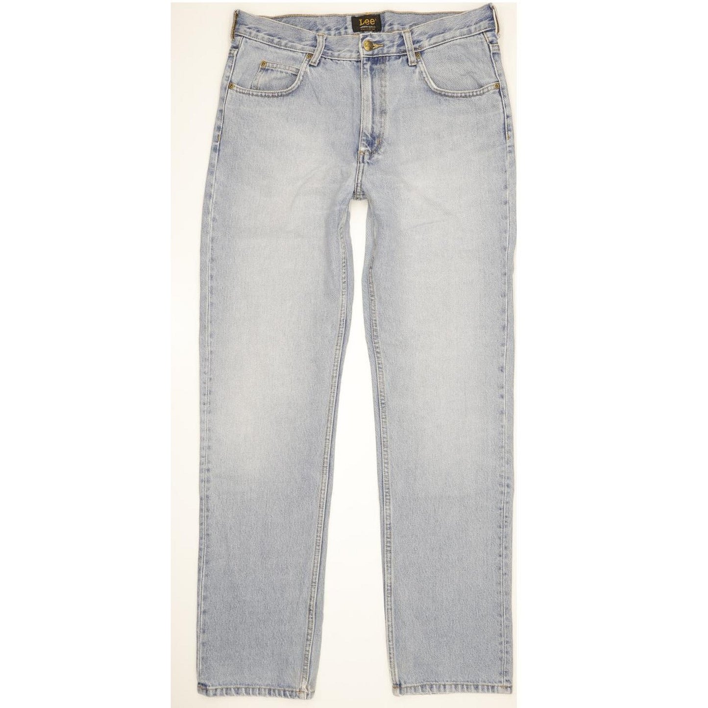 Lee Chicago Men Blue Straight Regular Jeans W34 L34