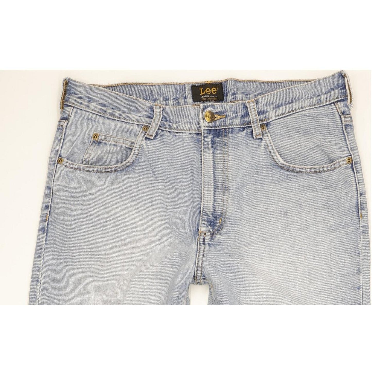 Lee Chicago Men Blue Straight Regular Jeans W34 L34