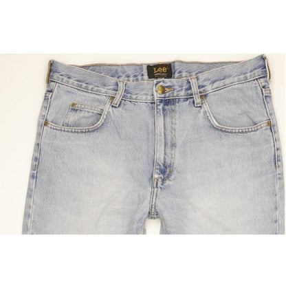 Lee Chicago Men Blue Straight Regular Jeans W34 L34