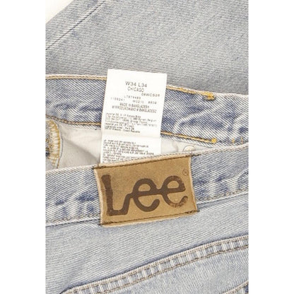 Lee Chicago Men Blue Straight Regular Jeans W34 L34