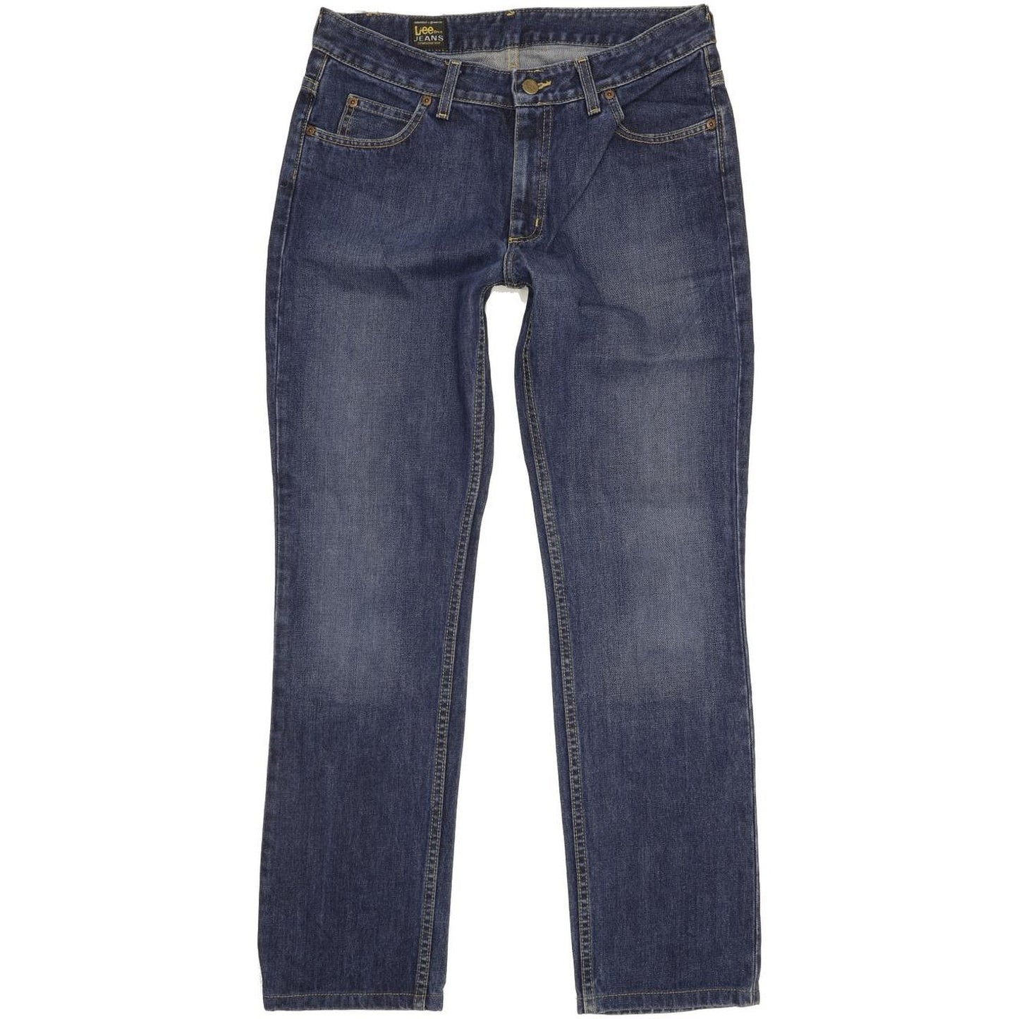 Lee Men Blue Straight Regular Jeans W32 L31