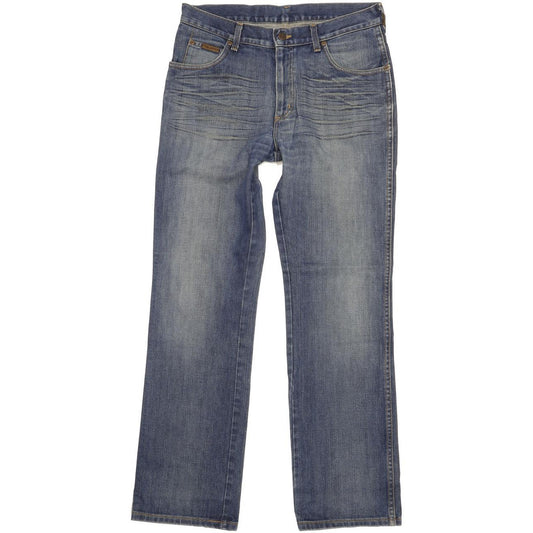 Wrangler Alaska Men Blue Straight Regular Jeans W32 L32