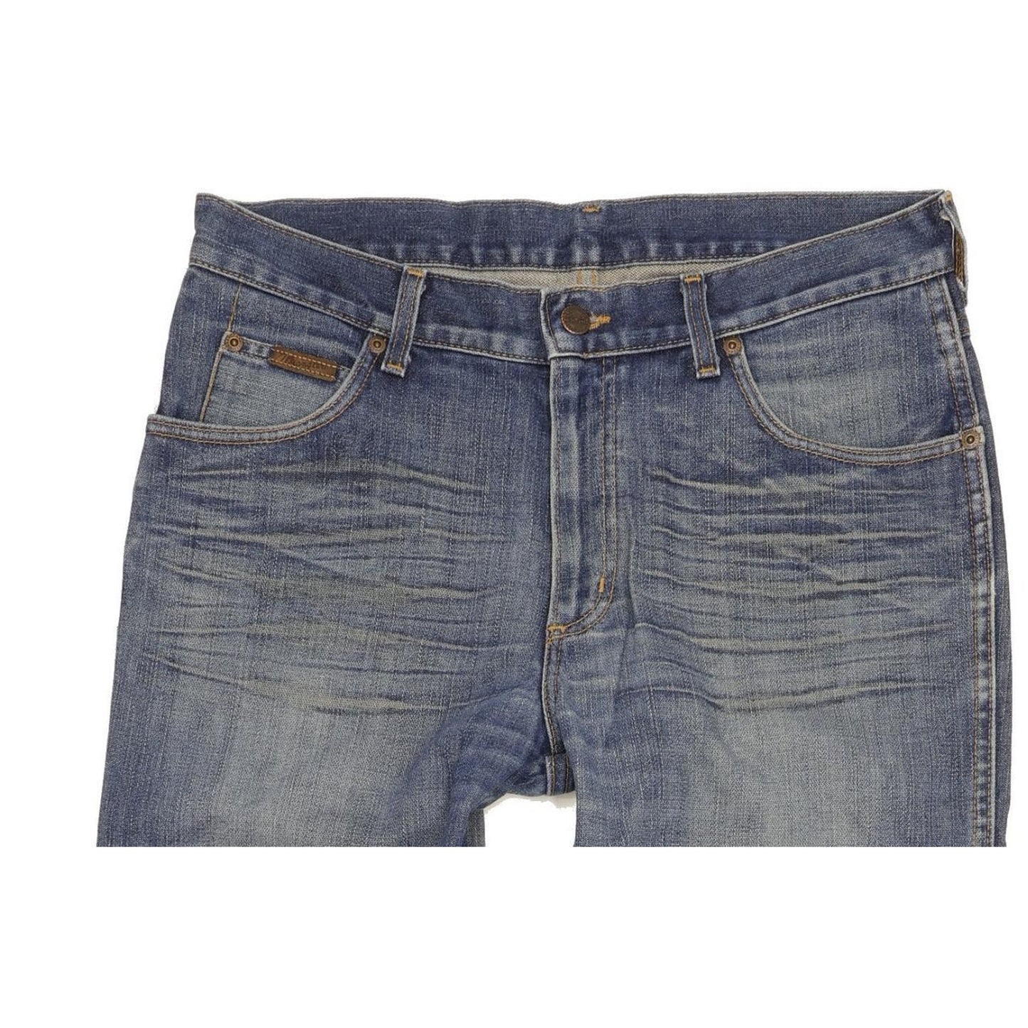 Wrangler Alaska Men Blue Straight Regular Jeans W32 L32