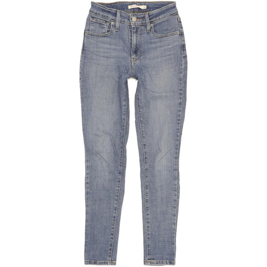 Levi's 721 Women Blue Skinny Slim Stretch Jeans W25 L28