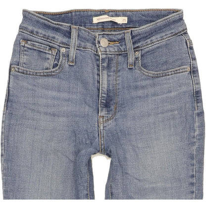 Levi's 721 Women Blue Skinny Slim Stretch Jeans W25 L28