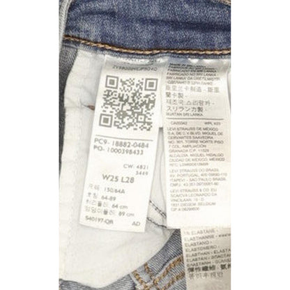 Levi's 721 Women Blue Skinny Slim Stretch Jeans W25 L28