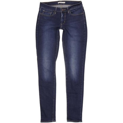 Levi's 711 Women Blue Skinny Slim Stretch Jeans W27 L33