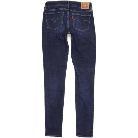 Levi's 711 Women Blue Skinny Slim Stretch Jeans W27 L33