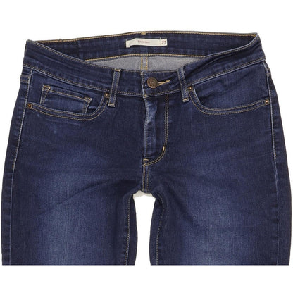 Levi's 711 Women Blue Skinny Slim Stretch Jeans W27 L33