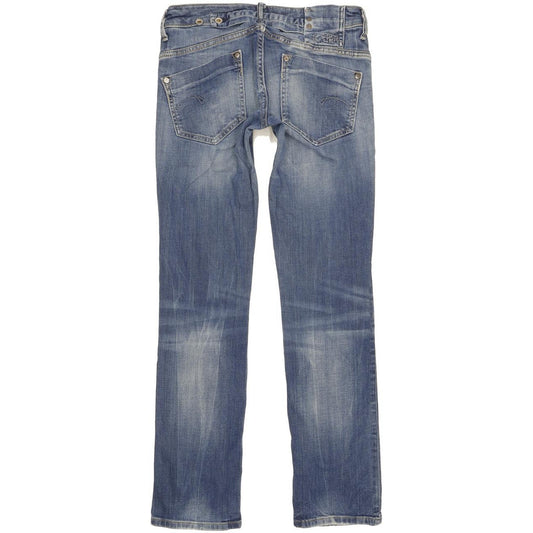 G-Star Midge Women Blue Straight Slim Stretch Jeans W28 L31