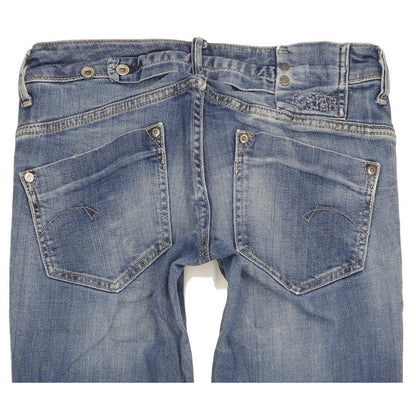 G-Star Midge Women Blue Straight Slim Stretch Jeans W28 L31