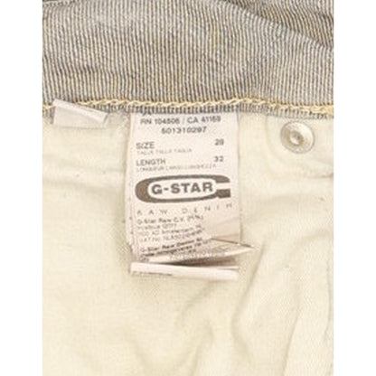 G-Star Midge Women Blue Straight Slim Stretch Jeans W28 L31