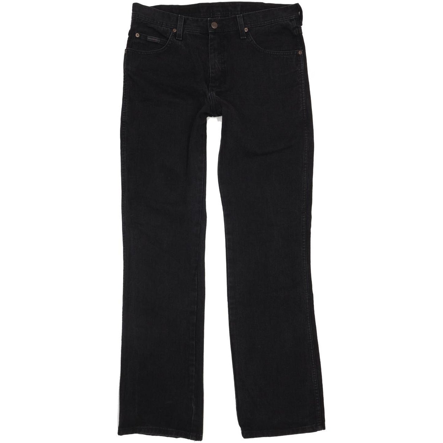 Wrangler Rexboro Men Black Straight Regular Jeans W33 L35