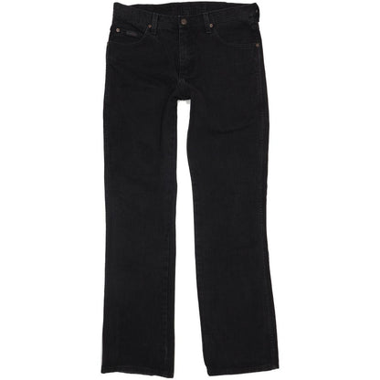 Wrangler Rexboro Men Black Straight Regular Jeans W33 L35