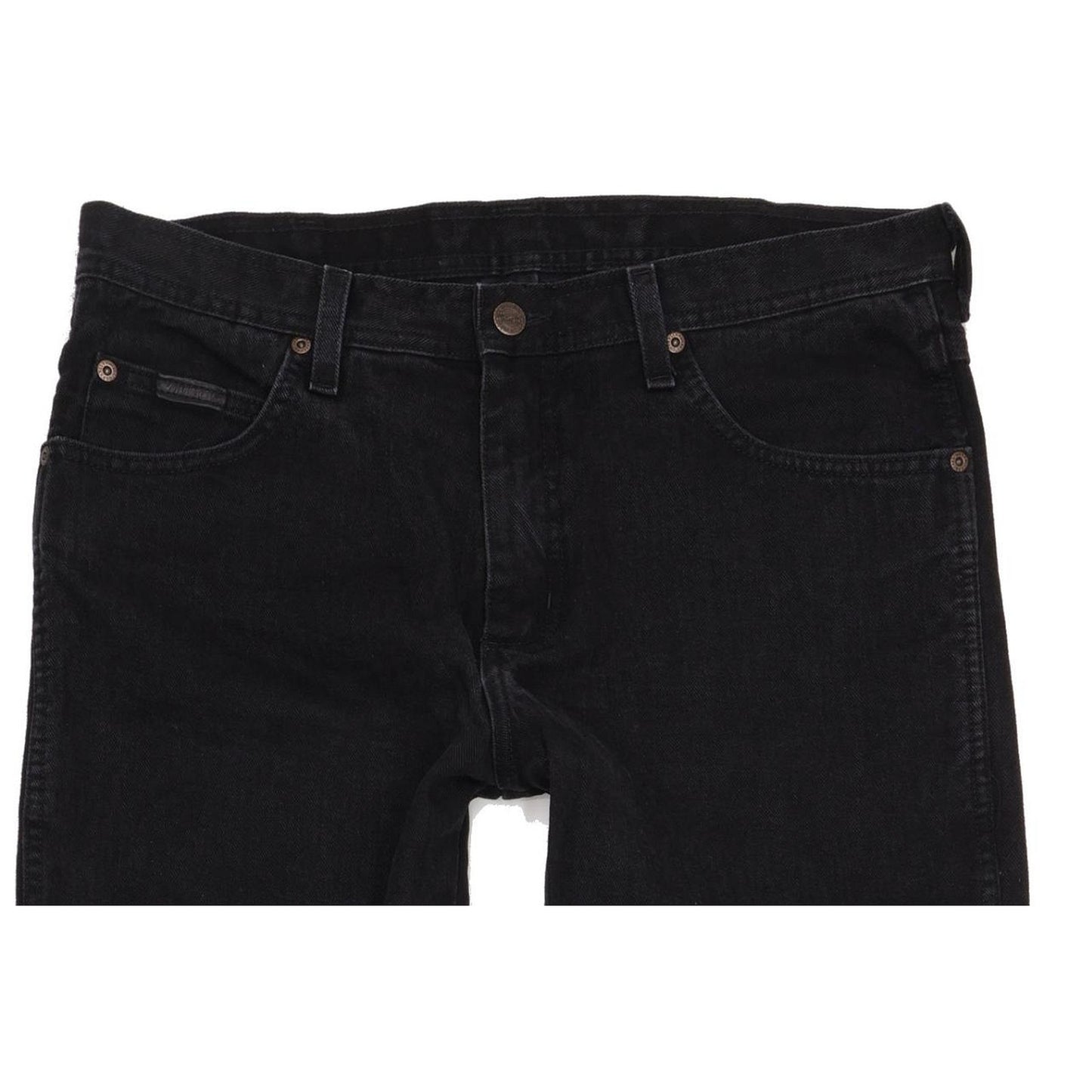 Wrangler Rexboro Men Black Straight Regular Jeans W33 L35