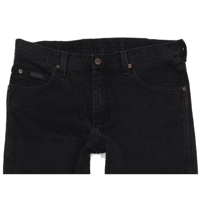 Wrangler Rexboro Men Black Straight Regular Jeans W33 L35