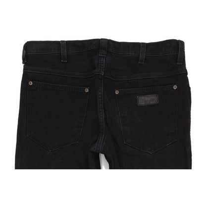 Wrangler Rexboro Men Black Straight Regular Jeans W33 L35