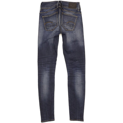 G-Star Lynn Women Blue Skinny Slim Stretch Jeans W24 L29