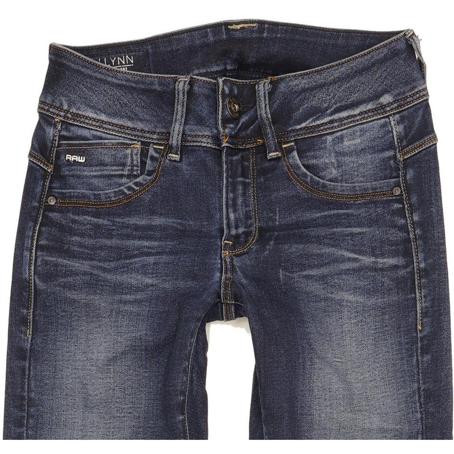 G-Star Lynn Women Blue Skinny Slim Stretch Jeans W24 L29