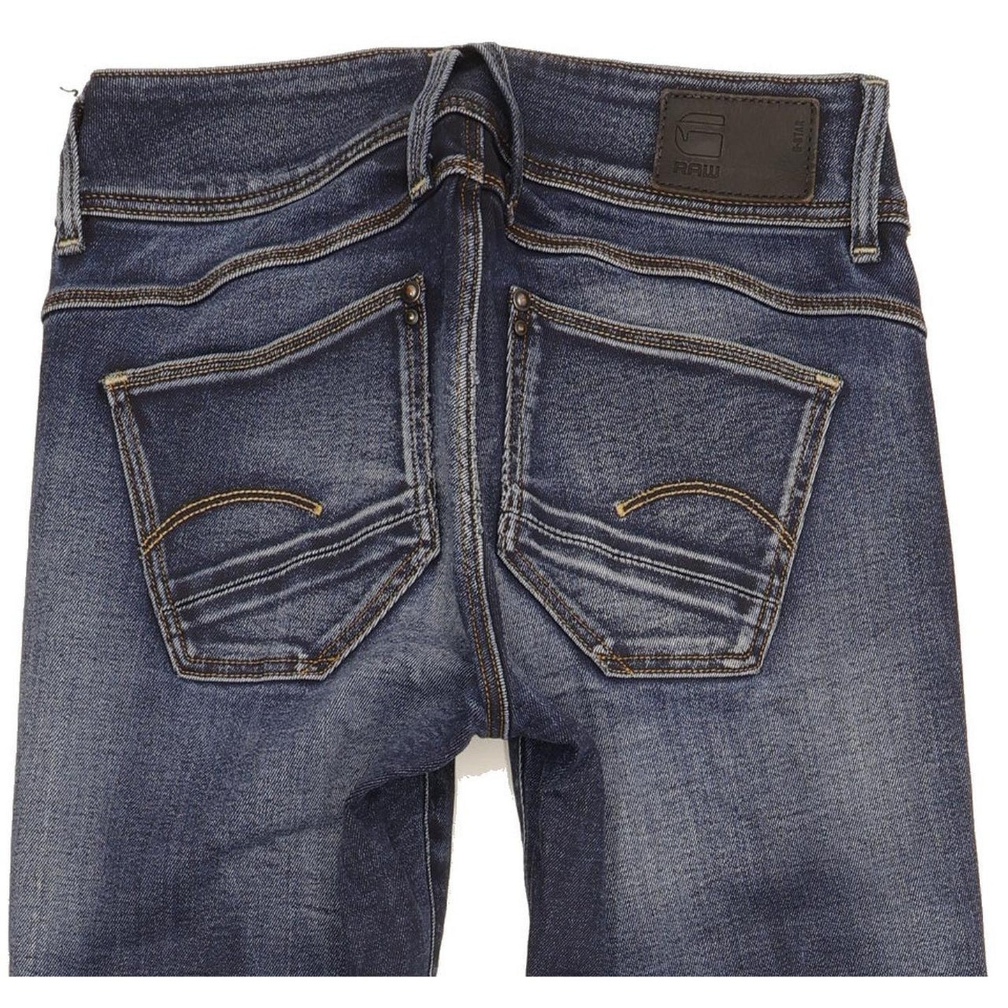 G-Star Lynn Women Blue Skinny Slim Stretch Jeans W24 L29