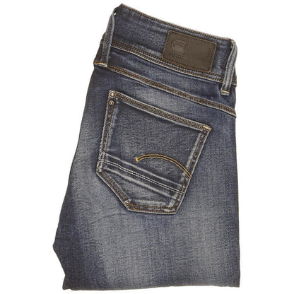 G-Star Lynn Women Blue Skinny Slim Stretch Jeans W24 L29