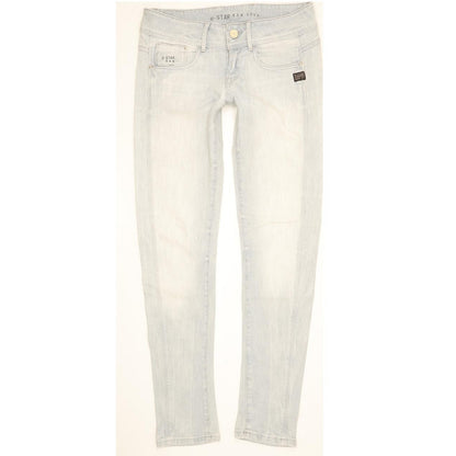G-Star Women Blue Skinny Slim Stretch Jeans W29 L32
