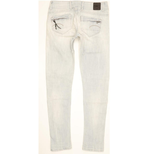G-Star Women Blue Skinny Slim Stretch Jeans W29 L32