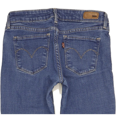 Levi's Demi Curve Women Blue Skinny Slim Stretch Jeans W26 L30