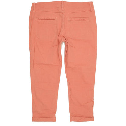 Levi's Pink Women Straight Regular Cropped Stretch Jeans W32 L30