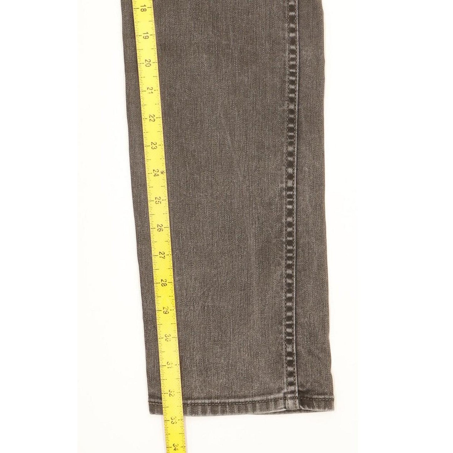 Levi's 510 Men Grey Skinny Slim Stretch Jeans W33 L33