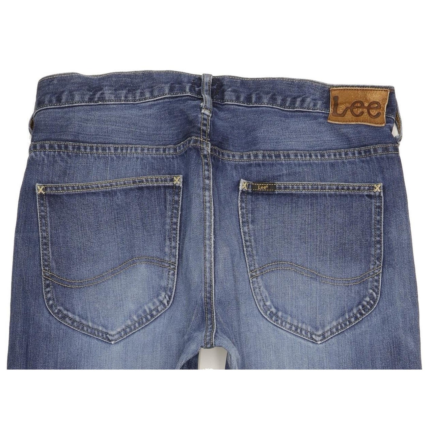 Lee Kent Men Blue Straight Regular Jeans W34 L30