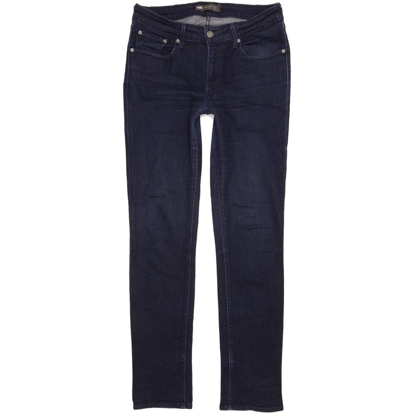 Levi's Demi Curve Women Navy Straight Classic Stretch Jeans W30 L32
