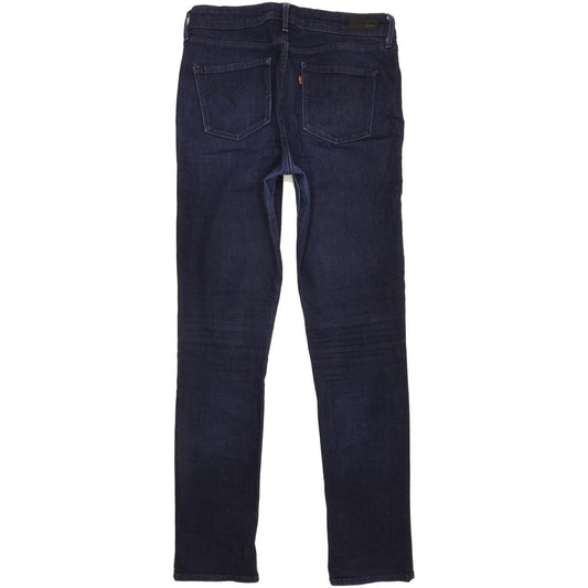 Levi's Demi Curve Women Navy Straight Classic Stretch Jeans W30 L32