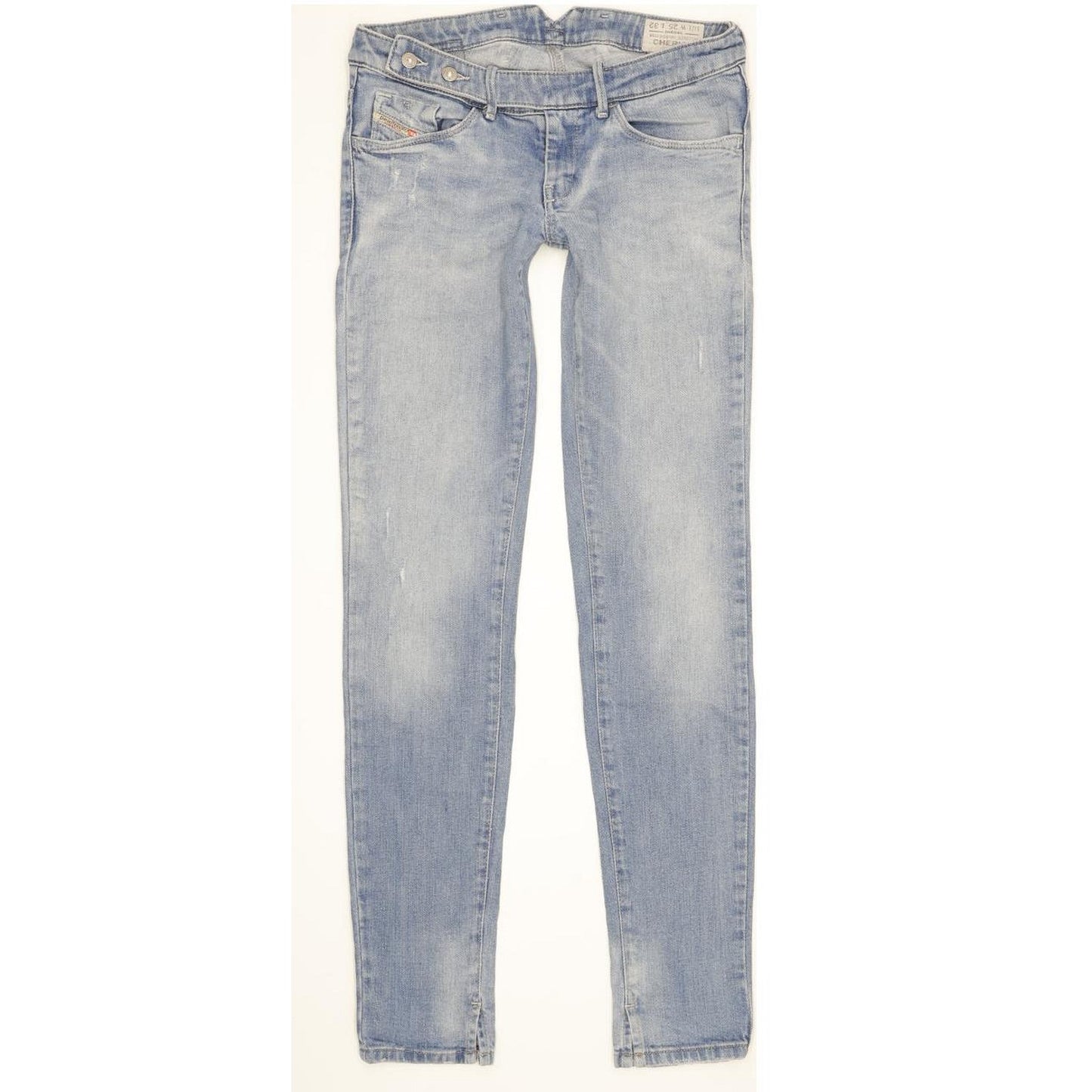 Diesel Cherick 008NM Women Blue Tapered Slim Stretch Jeans W25 L30