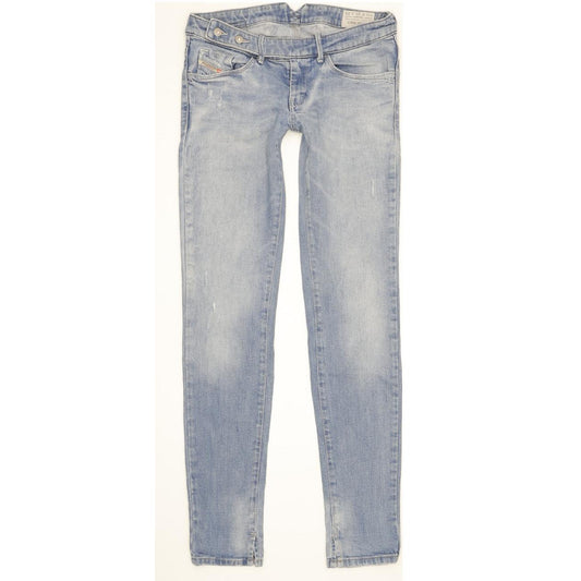 Diesel Cherick 008NM Women Blue Tapered Slim Stretch Jeans W25 L30