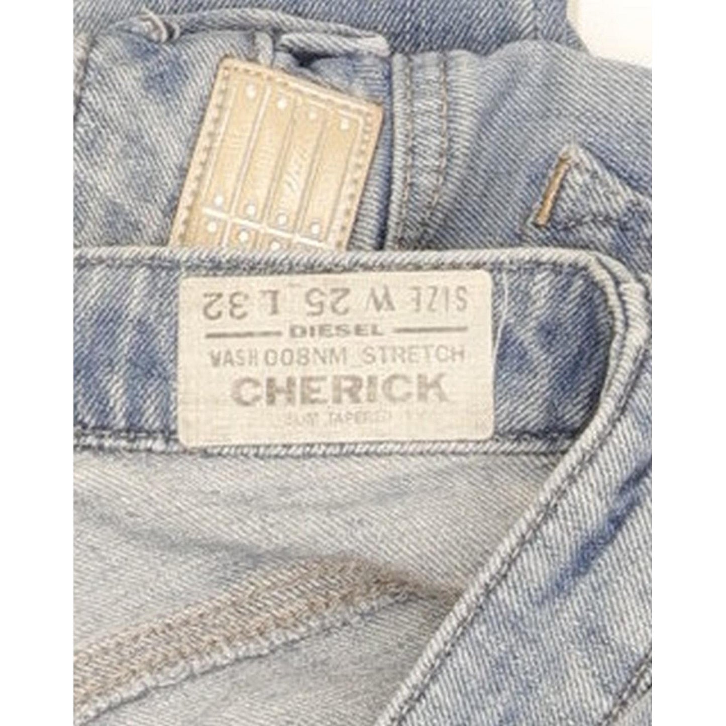 Diesel Cherick 008NM Women Blue Tapered Slim Stretch Jeans W25 L30
