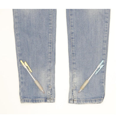 Diesel Cherick 008NM Women Blue Tapered Slim Stretch Jeans W25 L30