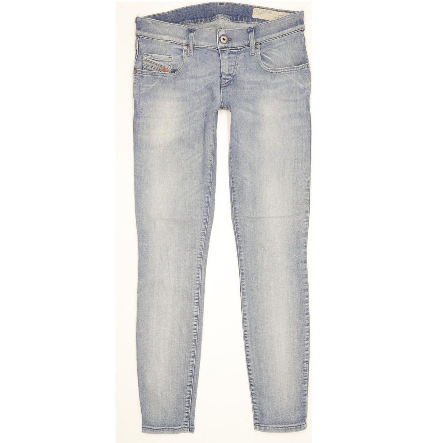 Diesel Grupee-Ankle Women Blue Skinny Slim Stretch Jeans W26 L32