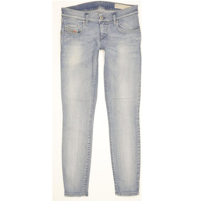 Diesel Grupee-Ankle Women Blue Skinny Slim Stretch Jeans W26 L32