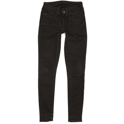 G-Star Lynn d-Mid Women Black Skinny Slim Jeans W26 L30