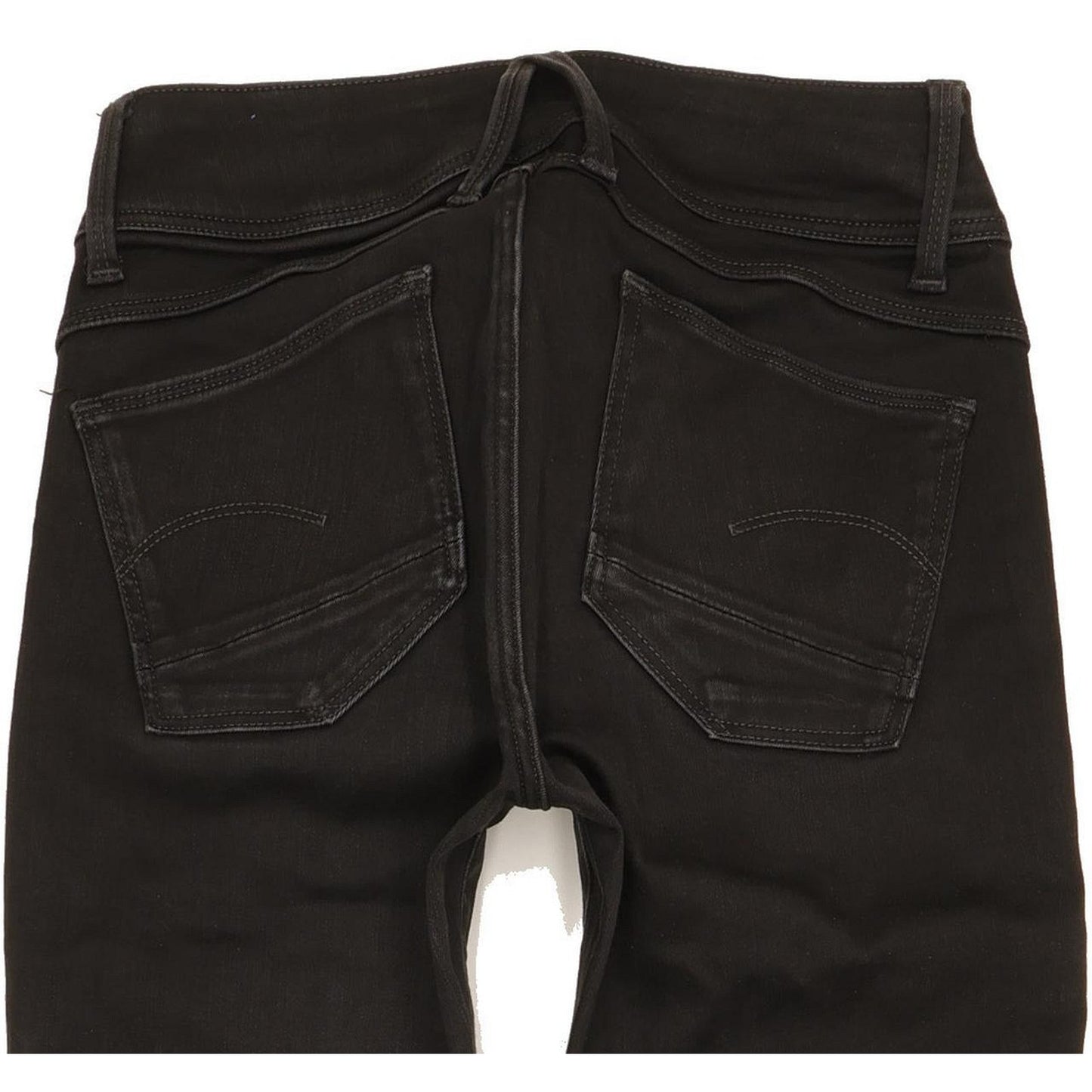 G-Star Lynn d-Mid Women Black Skinny Slim Jeans W26 L30