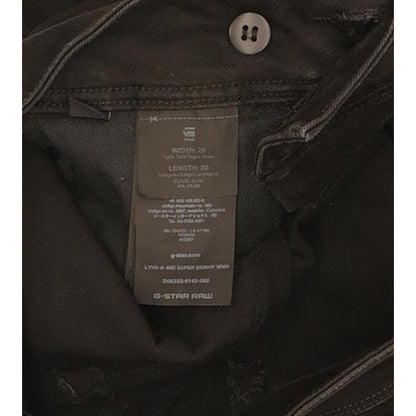 G-Star Lynn d-Mid Women Black Skinny Slim Jeans W26 L30