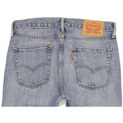 Levi's 514 Men Blue Straight Slim Jeans W32 L31