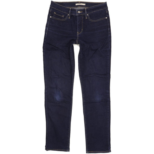 Levi's 312 Shaping Women Blue Straight Slim Stretch Jeans W29 L30