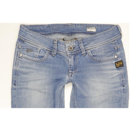 G-Star Lynn Women Blue Skinny Slim Stretch Jeans W31 L33
