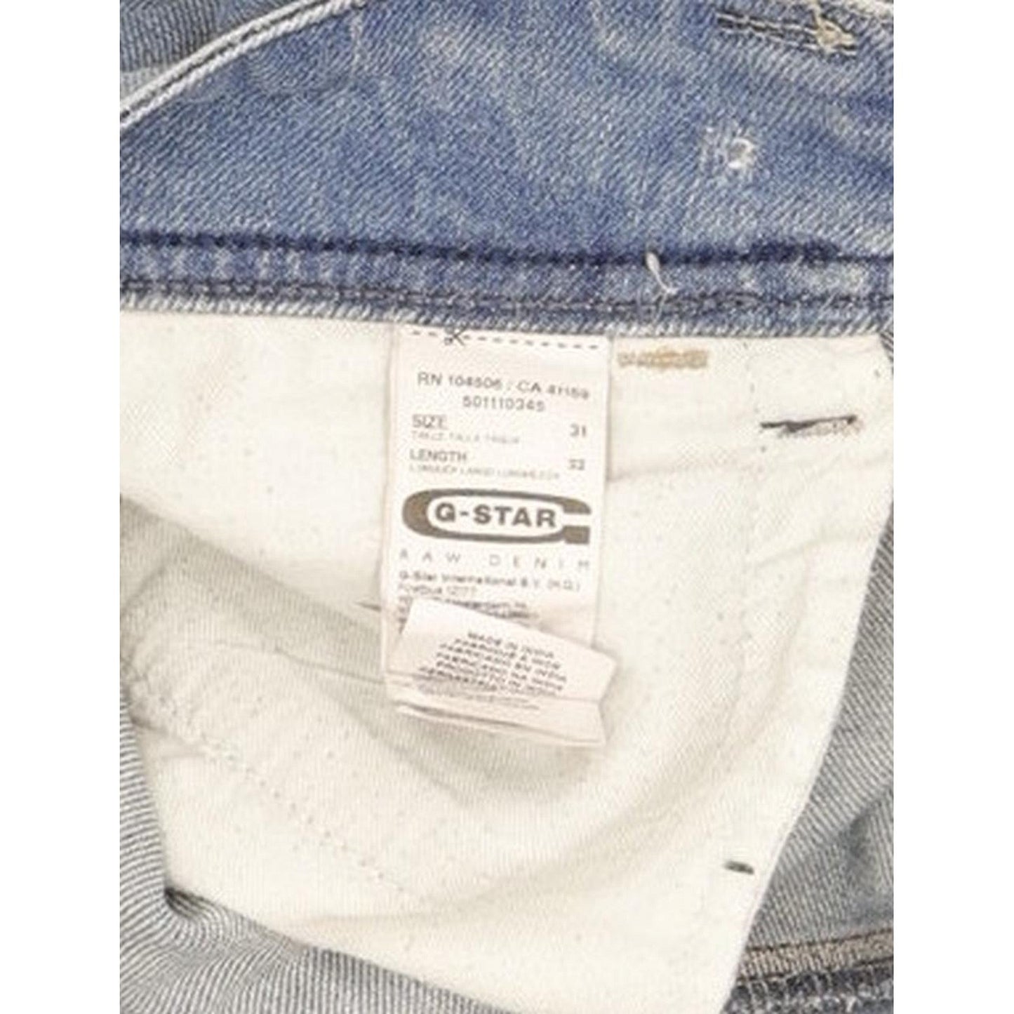 G-Star Lynn Women Blue Skinny Slim Stretch Jeans W31 L33
