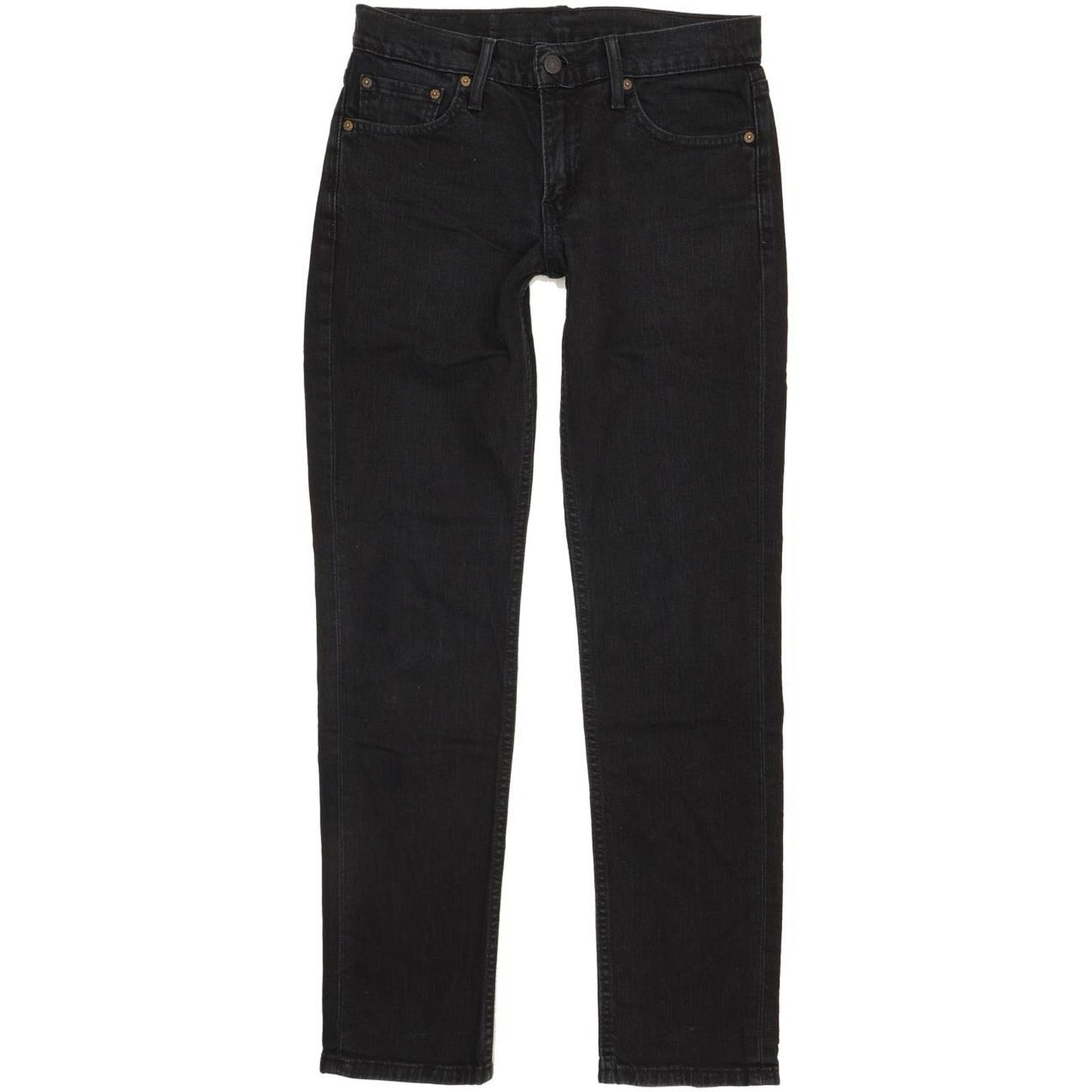 Levi's 511 Men Black Straight Slim Stretch Jeans W29 L31