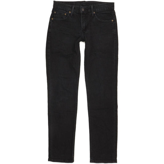 Levi's 511 Men Black Straight Slim Stretch Jeans W29 L31